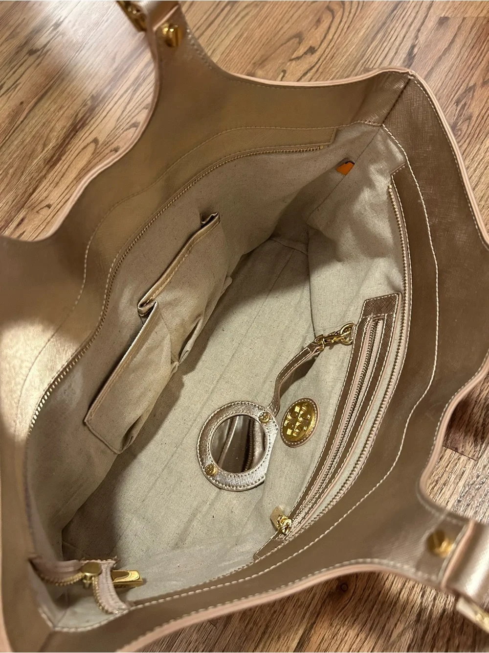 Tory Burch Rose Gold Bag